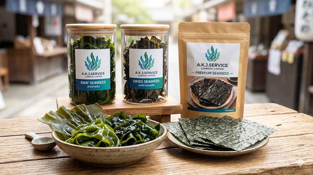 สาหร่ายดิบและสาหร่ายอบแห้ง.jfif