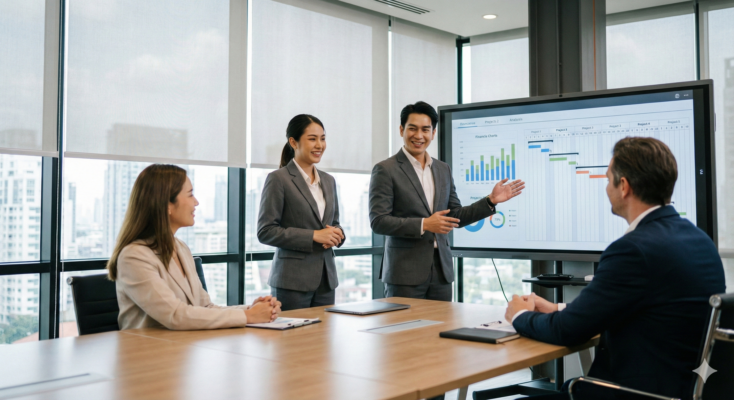 ทีมผู้บริหารและทีมงานมืออาชีพ